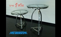 Tavolino metallico